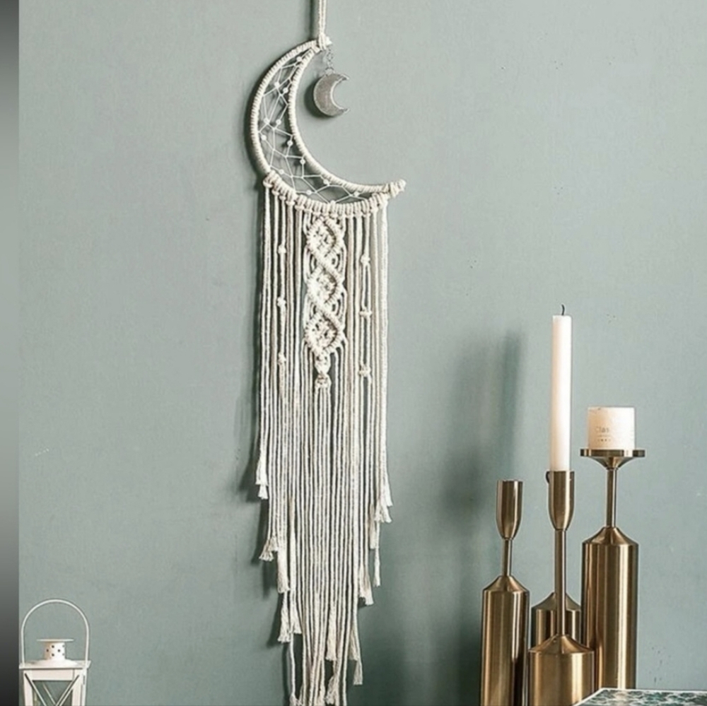 Bohemian Macreme Star Tassle Wall Decor